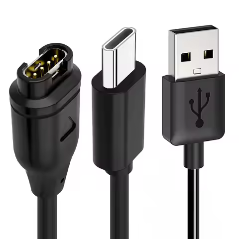 2 Pack Chargers for Fenix E/8/7/6/5 Series USB Charging Cable for Garmin Venu 3 3S/ Enduro 3/ Enduro