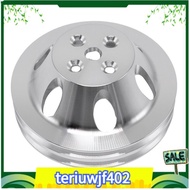 【●TI●】Water Pump Pulley Aluminum Alloy Big Block Double Groove for    396 454 2-Groove  Short Water 