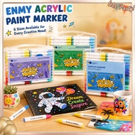 ENMY Acrylic Markers Washable Water-Based Art Pens for Kids Stationery School