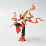 12cm New Hot Anime Pocket Monster Figure BKM Mega Super Blaziken PVC Action Figurines Scene Model GK