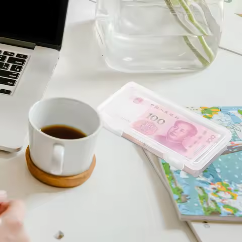 Large Plastic Banknote Holder Case for Currency Stamp Collection Organizer Display Dust-Proof PP Mon