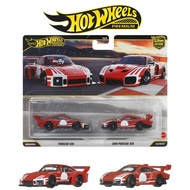 MERAH Hot Wheels Premium 2 Pack PORSCHE 935 Vs 2018 935 Maroon Red Racing Car