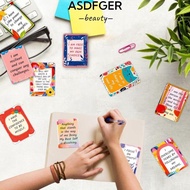 ASDFGER 50Pcs Uplifting Positive Affirmation Cards, Colorful Kraft Paper Inspirational Cards, Creati
