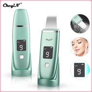 ☢❦CkeyiN Multifunction Facial Skin Ultrasonic Scrubber EMS Ion Face Cleanser Blackhead Remover Pores