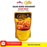 Euro Gourmet Saus Keju / Saus Keju / Saus Keju Euro Gourmet 500gr / Selai Keju / Toping Keju