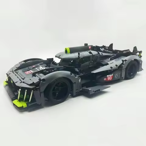 1775PC Super Racing Car Building Kit - 9X8 24H Hypercar Model, Compatible 42156 (static version, wit