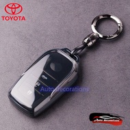 Toyota Harrier FORTUNER revo GR SPORT key case Toyota Chr key cover Transparent car key bag