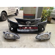 Toyota Vios Ncp150 2013 - 2018 convert thai bodykit body kit front rear bumper headlamp head tail la