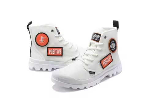 PALLADIUM Pallabrouse Sneakers Men/Women non-slip High-top Military Ankle Boots Color Canvas Shoes S