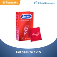 Durex Fetherlite Kondom Tipis Aman  12S