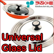 KitchenArt Multi Glass Lid 24 26 28 30 32cm Frying and Wok Pan