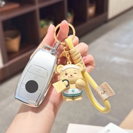 For Benz TPU Key Case Key Cover for Mercedes Benz Key Case C180 / C200 Cc /A Class / A200bag / GLC /