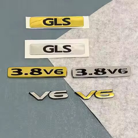 Car Styling For Pajero v73 v87 v93 v97 3.8 V6 GLS Logo Superior Quality Car Side Fender Emblem Rear 