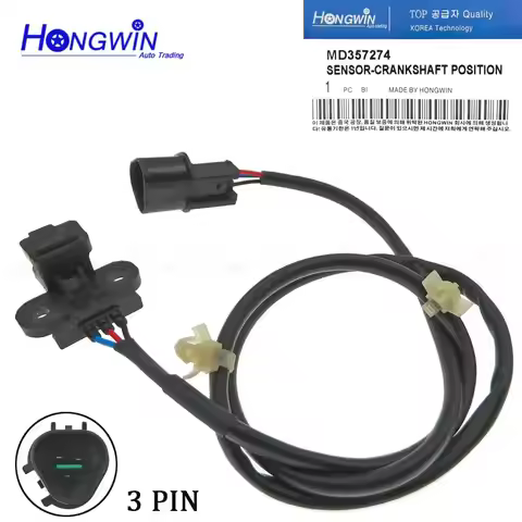 Crankshaft Position Sensor For Mitsubishi Montero 3.5L 3.8L V6 2001 2002 2003 2004 2005 2006 J005T25