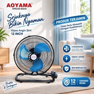 AOYAMA IRON FAN TORNADO FAN/ IRON FAN/ 12 MONTHS WARRANTY/ AOYAMA IRON FAN/ FAN/ STANDING FAN/ CAN B