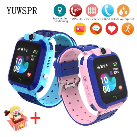 Q12 Kids Smart Watch Waterproof LBS Location Support Hebrew 2G SIM Card Listen Baby Tracking Boys Gi