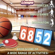LIANPPH Digital Scoreboard, Score Keeper Multiple Sports Table Scoreboard, Outdoor Sports Multipurpo