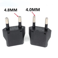 1-50pcs EU Euro KR Plug Adapter US to EU Plug Adapter Travel KR EU Adapter Electric EU KR Plug Conve