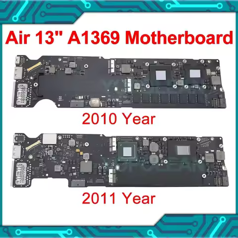 Original A1369 Motherboard 820-2838-A 820-3023-A For MacBook Air 13" Logic Board i5 i7 2GB 4GB Late 