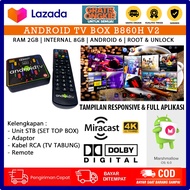 Android TV Box B860H V2 / RAM 2GB / INTERNAL 8GB / ANDROID 6 / Smart TV 4K Ultra HD / ROOT & UNLOCK
