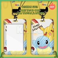 GANTUNGAN KLKL Aesthetic Id Card Hanger Id Card Name Strap Id Card Cute Id Card Hanger Lanyard Id Ca