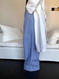 CASA PROJECTS - Folded striped pants (Pre-Order)