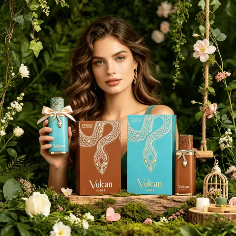 2026 Hot Fragrance World French Avenue Vulcan Collection (Vulcan Sable) 100ml Long-Lasting Citrus Va