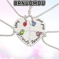 BRNUOMOU 4 Bff Nice Gift Fashion Love Necklace Necklace