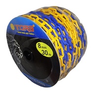 TORA PVC Chain 8 MM x 30 Meters Yellow & biru - PVC Chain