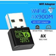 Bluetooth 5.3 + WIFI 6 AX900 USB Wireless Adapter Network 2.4G 5GHZ