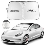 Car Portable Foldable Front Windshield Sunshade Cover For Smart Eq Fortwo Forfour 453 451 452 450 45