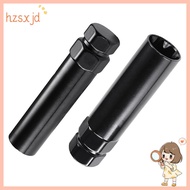 7 Spline Lug Nut Key 6 Spline Lug Nut Socket Removal Tool, 2 PCS Dual Hex Drive Aftermarket Wheel Lo