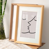 【Customizable Size】A3 A4 Wooden Photo Frame Large Size Picture Frame Wall Decoration Accessories  【W