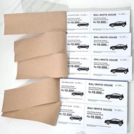 100 PCS PARKING TICKETS RETAIL PARKING TICKETS CUSTOM PARKING TICKETS HADITH COUPONS EVENT COUPONS