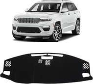 KUST Car Dashboard Cover Mat for Jeep Grand Cherokee 4XE 2022 2023 2024 2025 Non-Slip Interior Acces