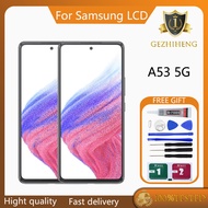 Original AMOLED For Samsung Galaxy A53 5G LCD Display Touch Screen With Frame Replacement