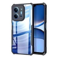 Xiaomi Redmi 15/POCO C85/Redmi 15C(ส่งในไทย)เคสกันกระแทกขอบสีหลังใสXiaomi Redmi 15Cตรงรุ่น