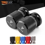 LOGO MT03 Motorcycle Accessories CNC Wheel Tire Valve Air Port stem caps For Yamaha MT03 MT 03 MT-03