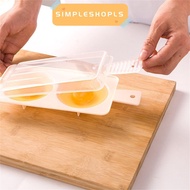SIMPLESHOPLS Eggs Chicken Microwave Food Gadget Kitchen Tool Microwave Eggs 2 Eggs DIY Draining Egg 