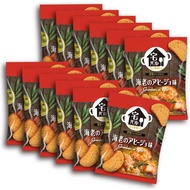 Oyatsu Company Taku Bar Shrimp Ajillo Flavor 28g x 12 bags Direct from Japan
