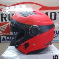 Zeus ZS610 Solid Color Halfface Helmet - Zeus ZS 610 Helmet