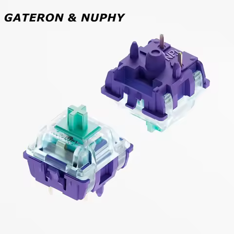 Gateron & Nuphy Azure Dragon Switches V4 5PIN HP Tactile Mechanical Keyboard Switch RGB SMD Operatin