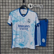 Áo Bóng Đá CLB Rea-lMa-d Rid Rồng Trắng DK - Đồ Thể Thao Đá Bóng Nam Nữ Cao Cấp