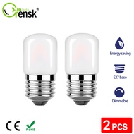 2pcs T28 1W E26 Small LED Night Light Bulb Low Watt Vintage Edison Tube Bulb 2700K Warm White/6000k 