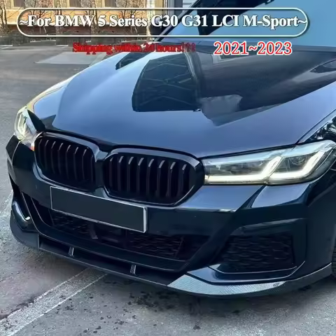 For BMW 5 Series G30 G31 520i 530i 530d M550i 2021 2022 2023 LCI M Performance Style Front Bumper Di