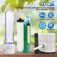 CTC 5000 Super Slim CTC Ceramic Water Filter Housing * MADE IN TAIWAN * FREE Connector