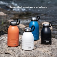1500ml/1900ml TYESO 304 Stainless Steel Thermos Cup With Handle With Straw - Large Capacity Outdoor 