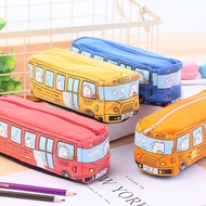 < Stationery C6C] Bus Pencil Case Shape Cartoon Car Creative Storage