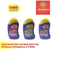Carrie Junior Bath 90ml Carrie Junior Hair & Body Wash Kids Liquid Bady Wash Sabun Mandi Budak Sabun