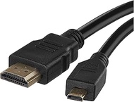 EMOS High Speed HDMI 2.0 Cable with Ethernet 1.5m 18Gbps High Speed Cable with Ultra HD 4K 3D ARC Support A Male to Micro HDMI (D-Type) for GoPro Tablet Camera